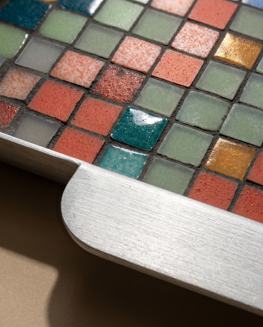 Dana Adada Large Rectangular Mosaic Tray - Design 1