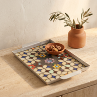 Dana Adada Large Rectangular Mosaic Tray - Design 2