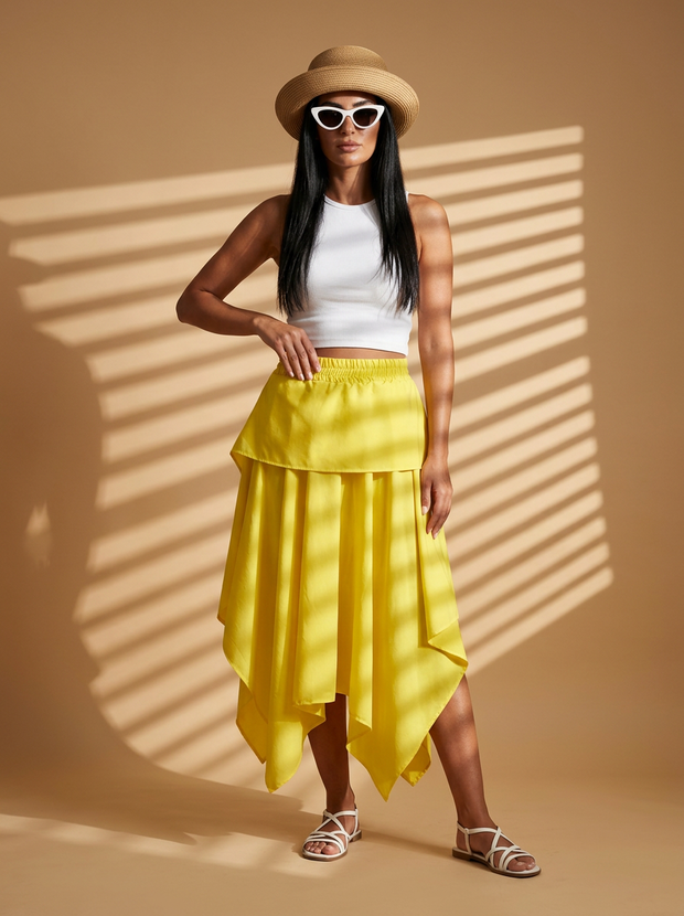 Route Raiment Sunshine Handkerchief Skirt - Medium