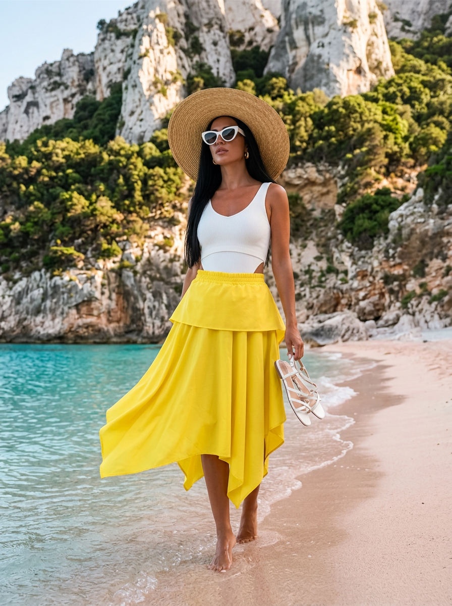 Route Raiment Sunshine Handkerchief Skirt - Medium