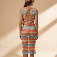 Route Raiment Citrus Breeze Mesh Dress - Medium