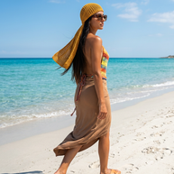 Route Raiment Mustard Mesh Durag - Medium