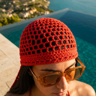 Route Raiment Red Mesh Durag - Medium
