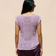 Route Raiment Lilac Scallop Bliss Top - Medium