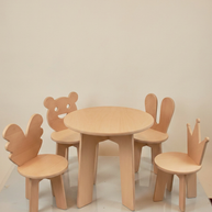 Ghúrfa Table & 3 Chairs Set Fauna (Delivered in up to 14 days)