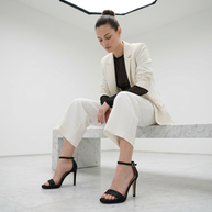 KOAN Onde Piane Midnight Elegance Stiletto Sandal