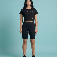 RSPR BLACK CROP TOP(RSPR PRINT)
