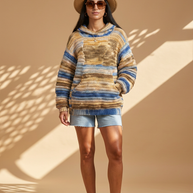 Route Raiment Coastal Path Crochet Hoodie - Large