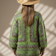 Route Raiment Forest Whisper Crochet Cardigan
