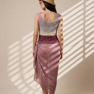 Route Raiment Grape Fade Mesh Tank Top - Small