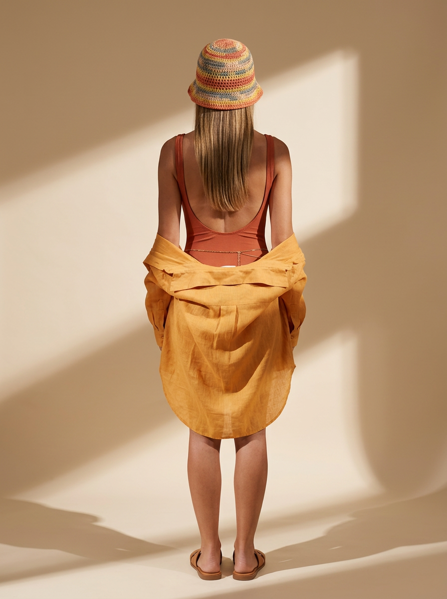 Route Raiment Sunrise Crochet Bucket Hat - Medium