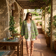 Route Raiment Forest Whisper Crochet Cardigan