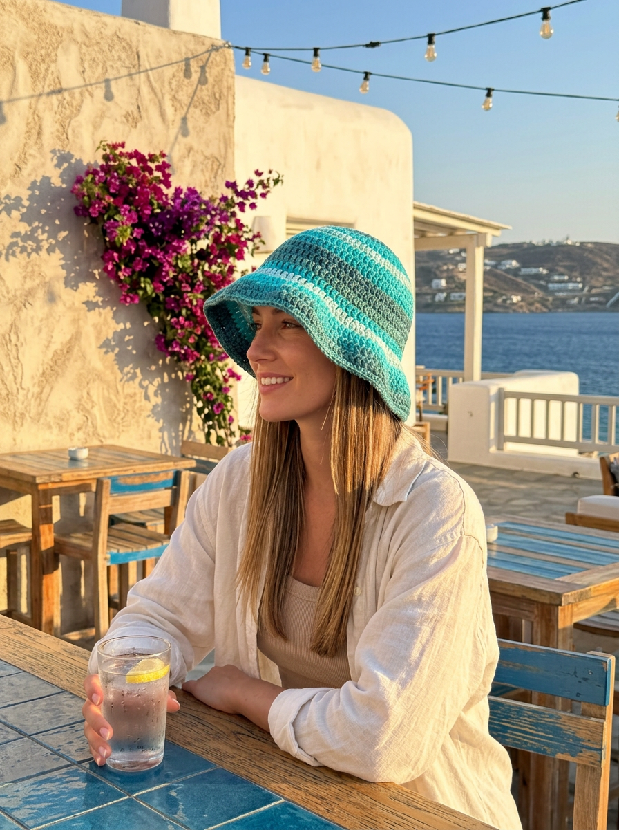 Route Raiment Crochet Bucket Hat - Large