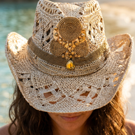 By Carmenzo Golden Muse Hat