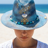 By Carmenzo Azure Lagoon Hat