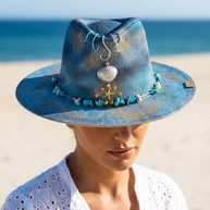By Carmenzo Azure Lagoon Hat