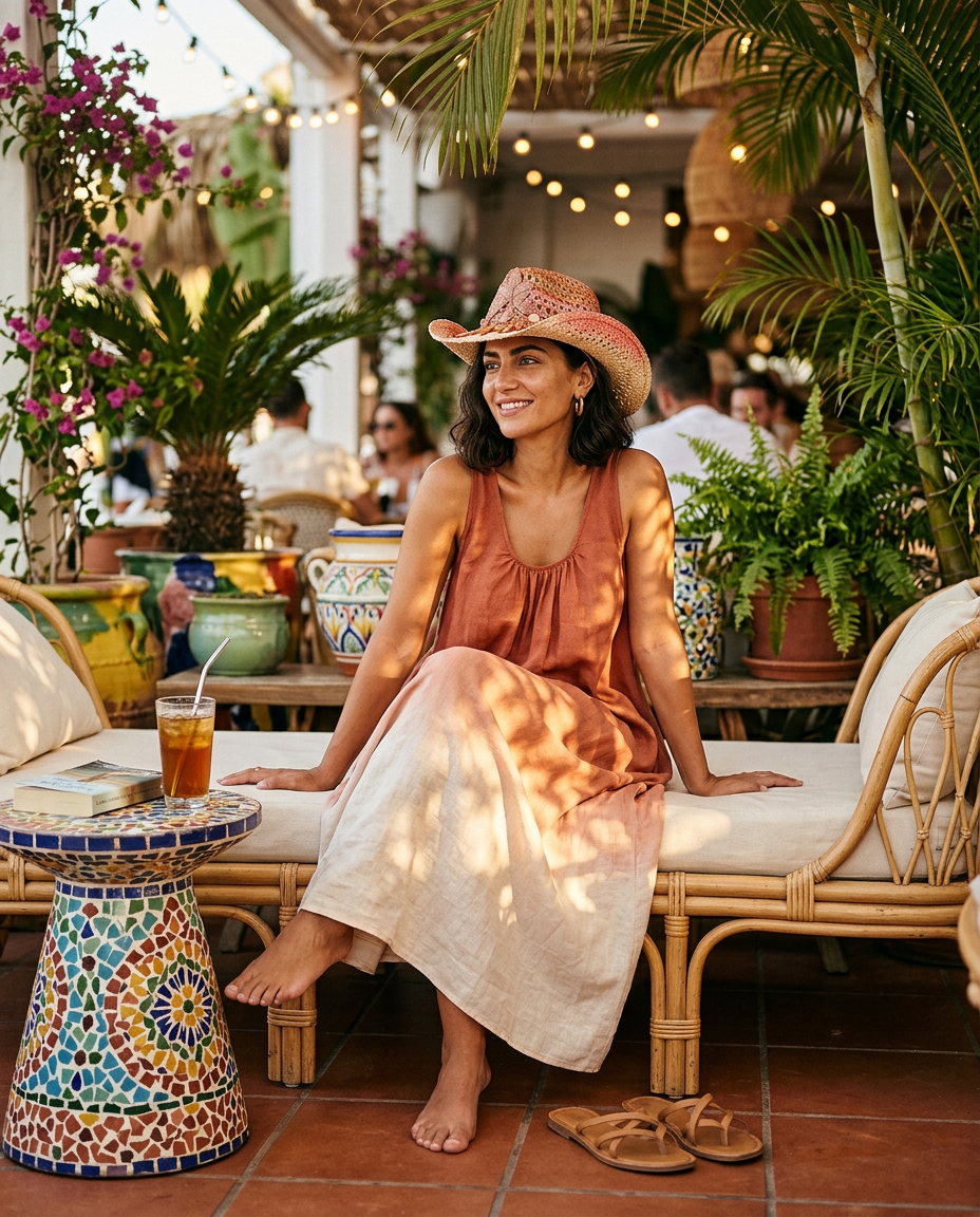 By Carmenzo Desert Rose Hat