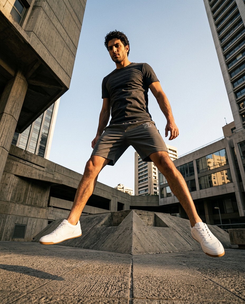 RSPR OLIVE GRAY MEN'S SHORTS