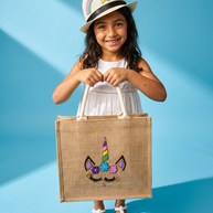 Handi Made Unicorn Beach Set – Kids Bag & Hat