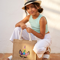 Handi Made Unicorn Beach Set – Kids Bag & Hat