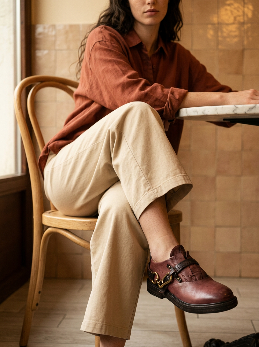 KOAN AS98 Madera Luxe Leather Slip-On