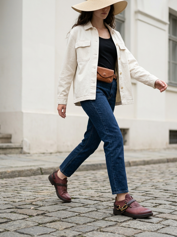 KOAN AS98 Madera Luxe Leather Slip-On