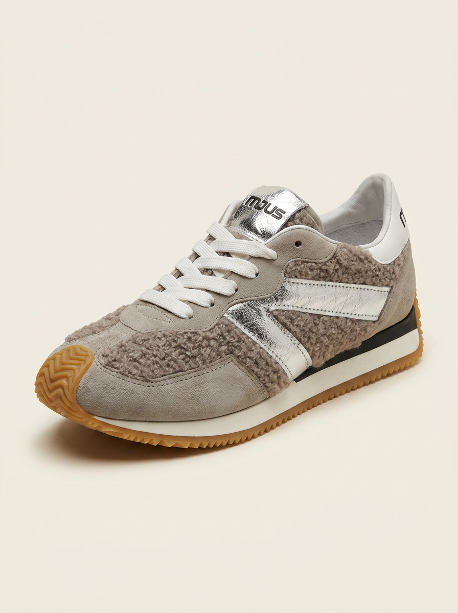 KOAN MJUS Retro-Chic Suede Trainer