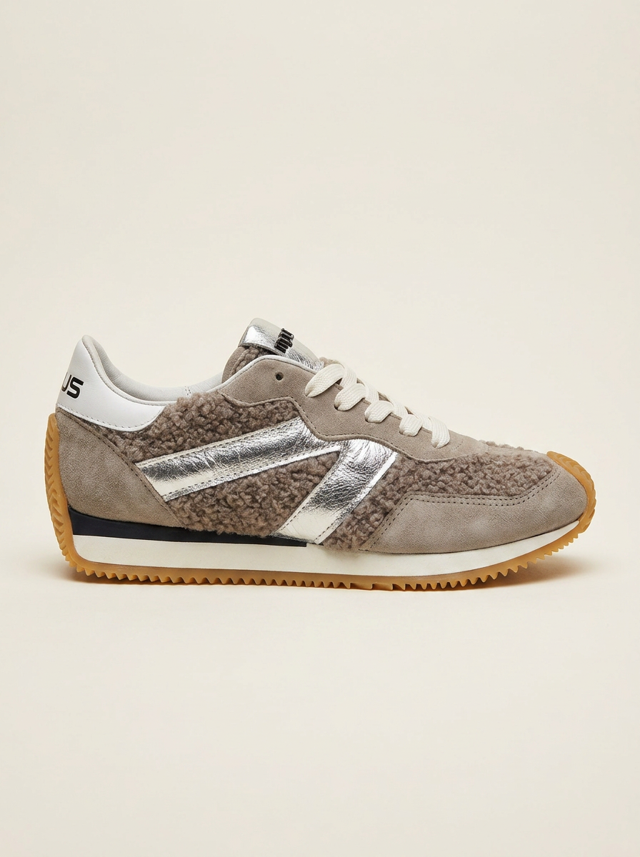 KOAN MJUS Retro-Chic Suede Trainer