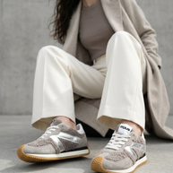 KOAN MJUS Retro-Chic Suede Trainer