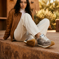 KOAN MJUS Retro-Chic Suede Trainer