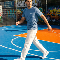 Okapi Blue Striped Legacy T-Shirt