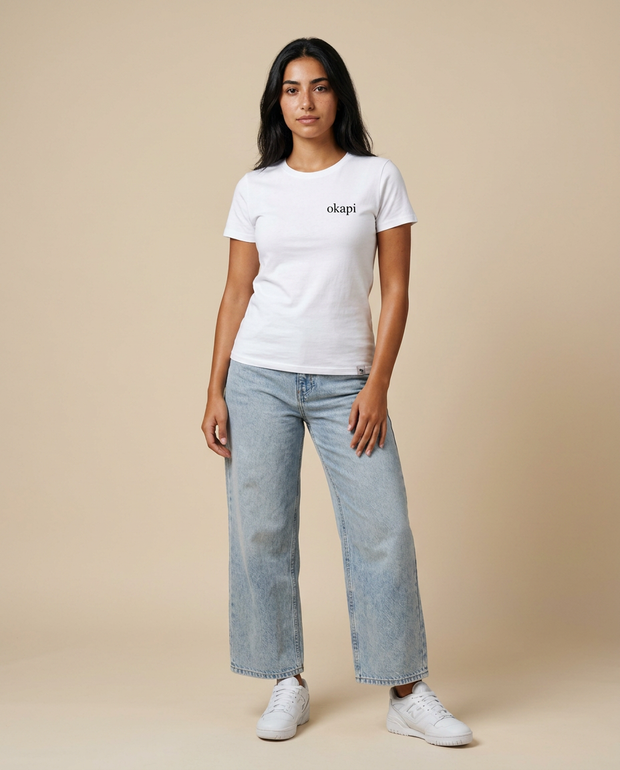 Okapi White Striped Legacy T-Shirt