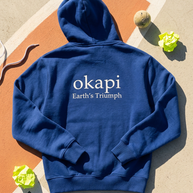 Okapi Blue Canopy Hoodie