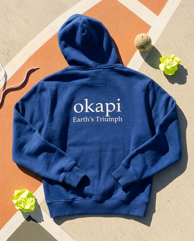 Okapi Blue Canopy Hoodie