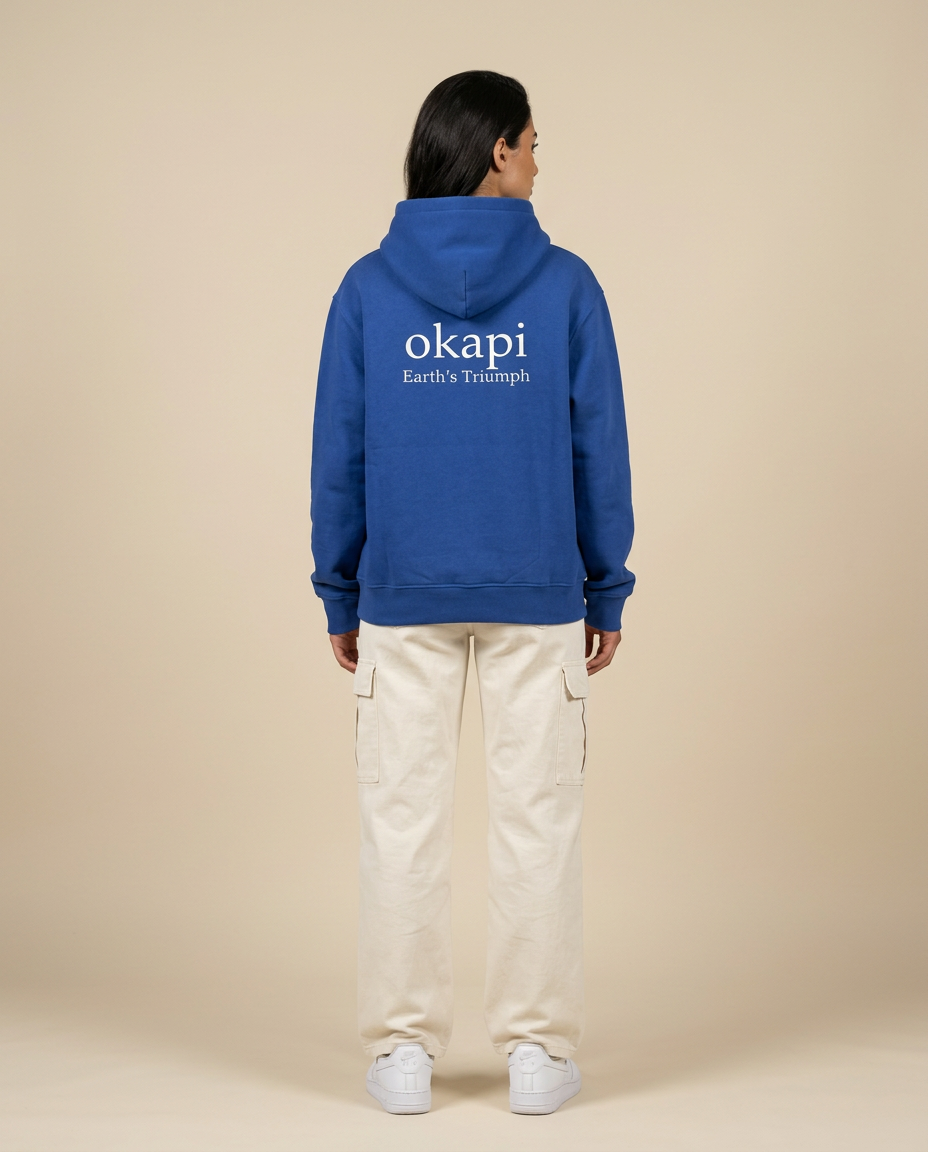 Okapi Blue Canopy Hoodie