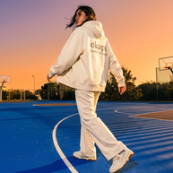 Okapi White Canopy Hoodie
