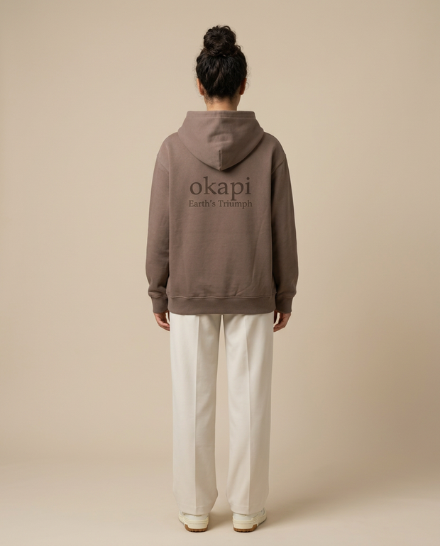 Okapi Brown Canopy Hoodie
