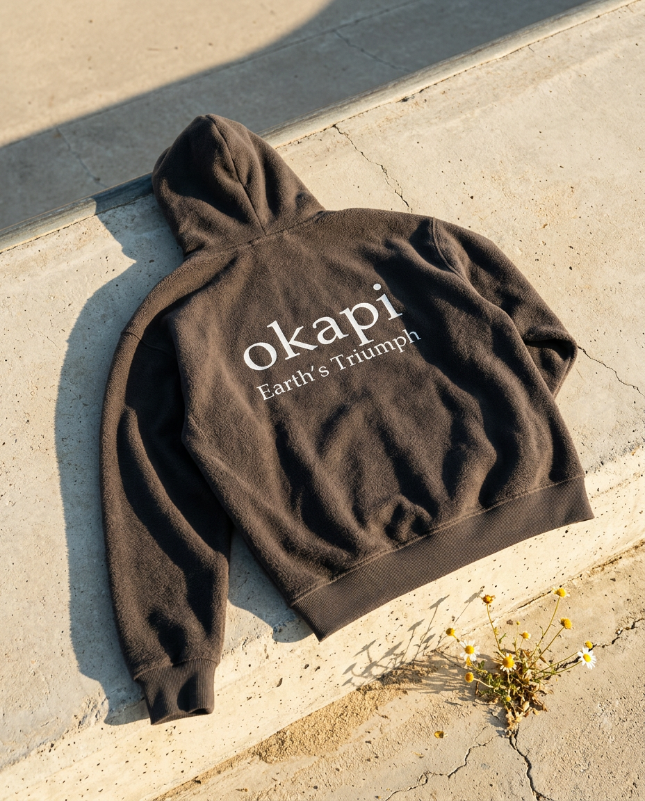 Okapi Dark Grey Canopy Hoodie
