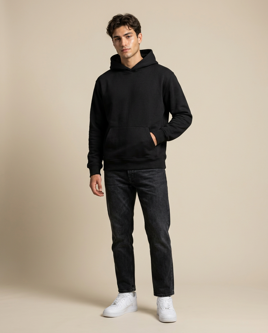 Okapi Black Canopy Hoodie