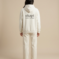 Okapi White Canopy Hoodie