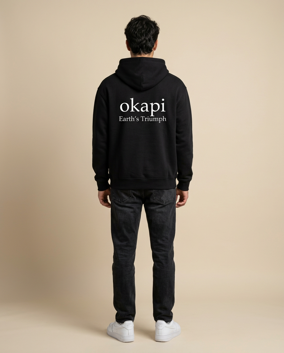 Okapi Black Canopy Hoodie