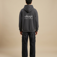 Okapi Dark Grey Canopy Hoodie