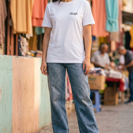 Okapi White Striped Legacy T-Shirt