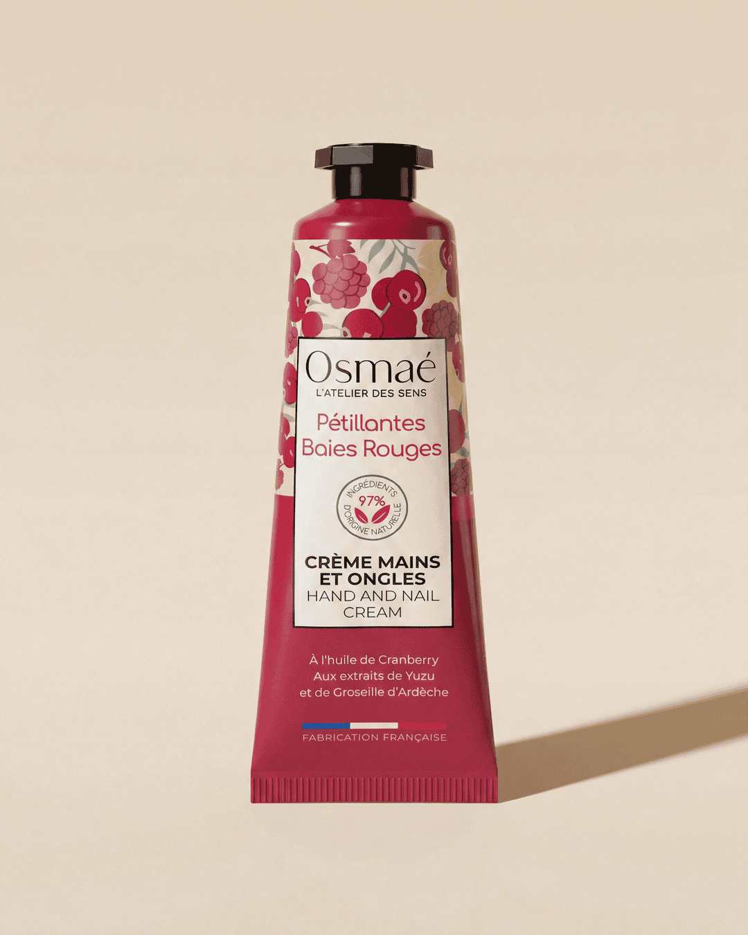 Osmaé Pétillantes Baies Rouges Hand & Nail Cream