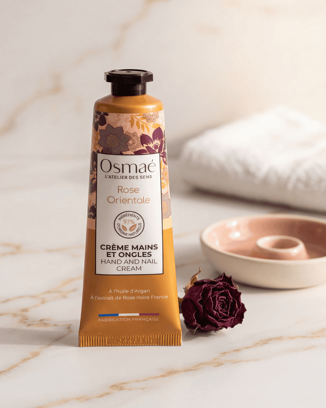 Osmaé Rose Orientale Hand & Nail Cream