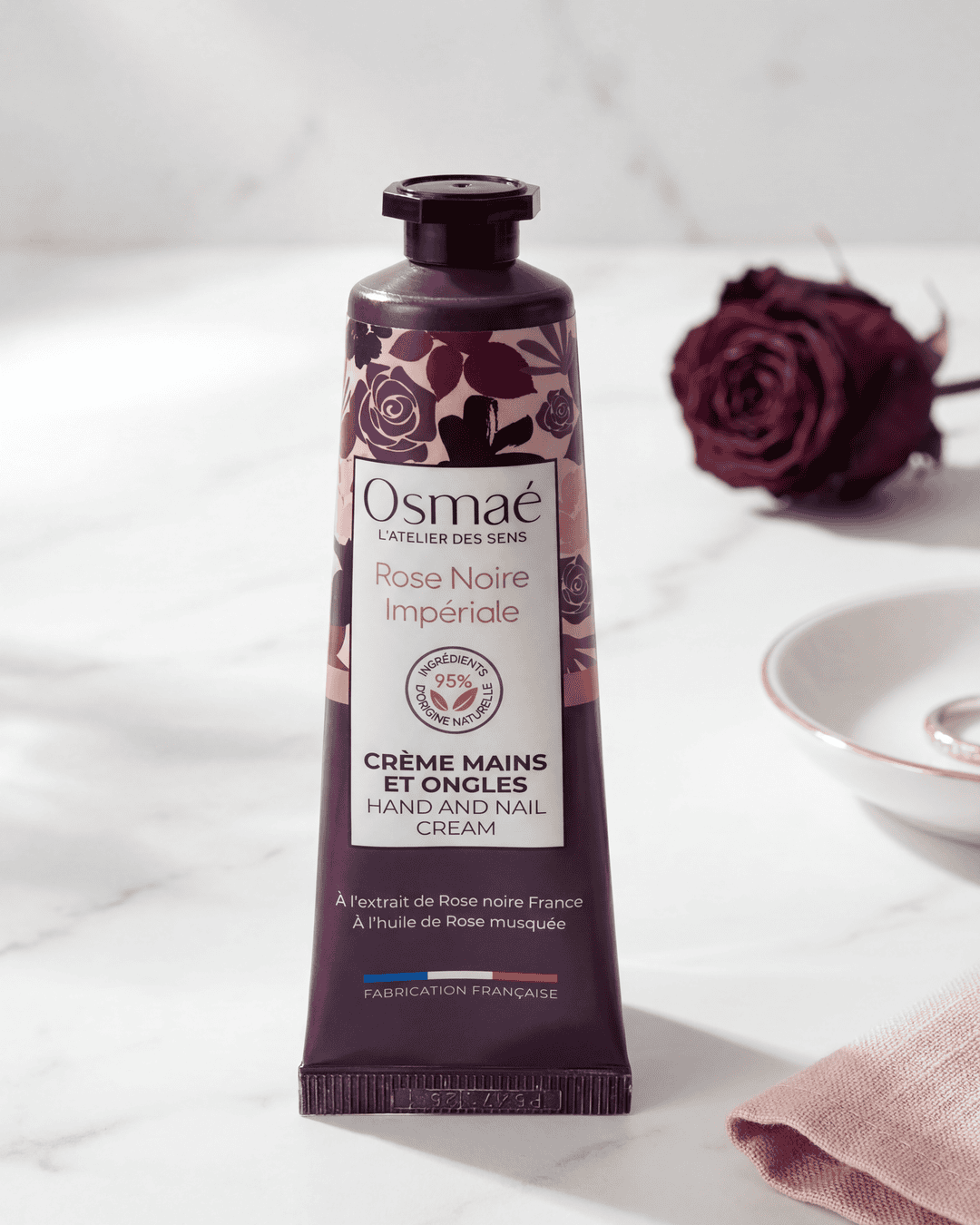 Osmaé Rose Noire Impériale Hand & Nail Cream