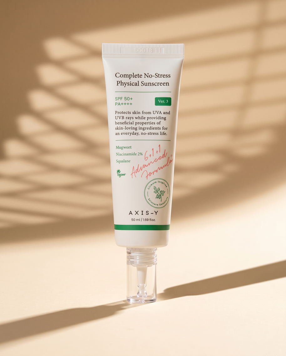 Axis-Y Complete No-Stress Physical Sunscreen SPF 50+ PA++++ (Elite Seoul Skin)