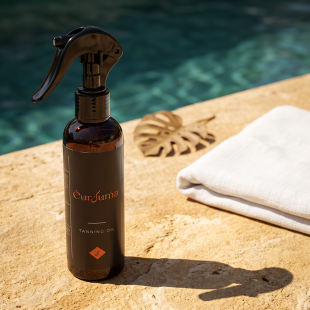 Curcuma Tanning oil