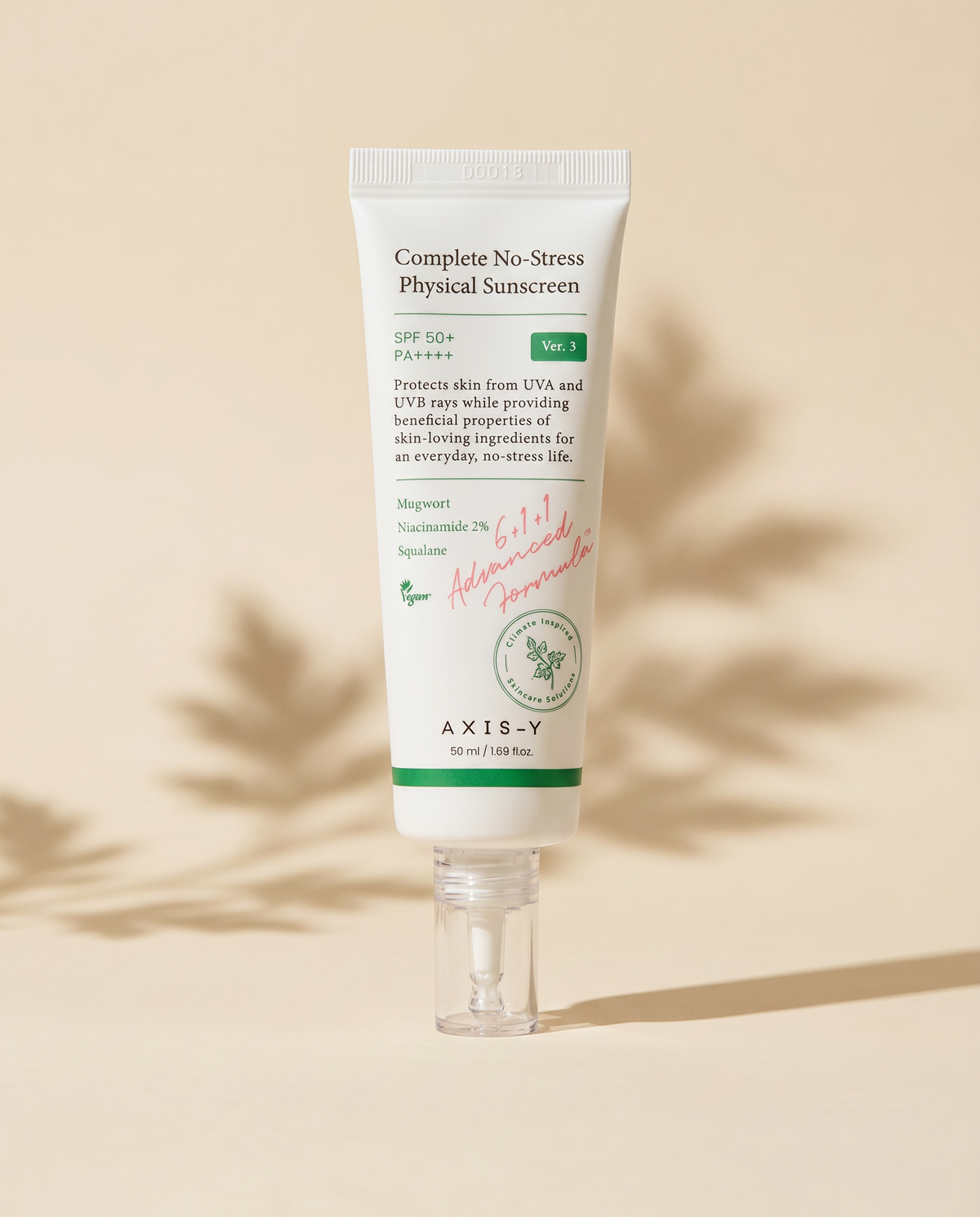 Axis-Y Complete No-Stress Physical Sunscreen SPF 50+ PA++++ (Elite Seoul Skin)