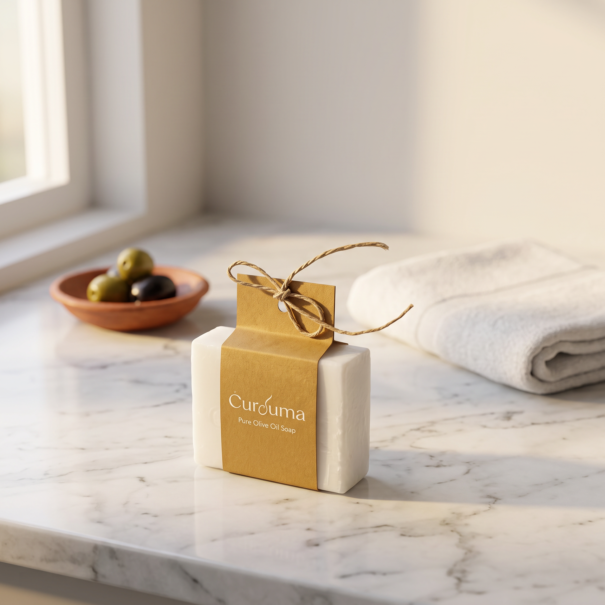 Curcuma Pure olive oil soap bar